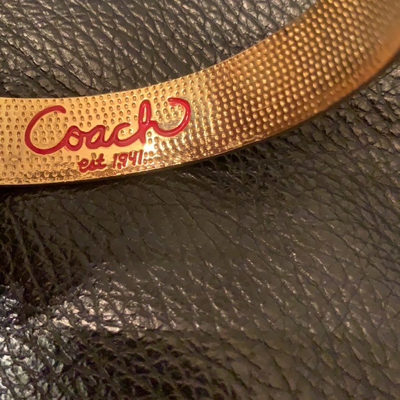 WHAT A DEAL!!!! COACH VINTAGE RED & Pink Bangle bracelet. HARD TO Find! - Picture 2 of 5